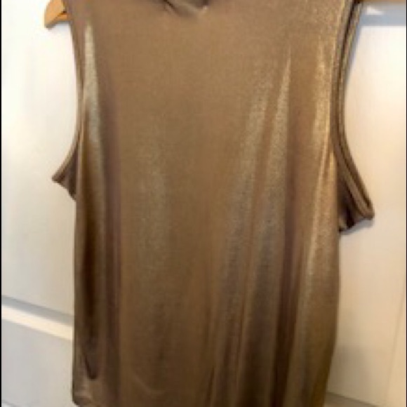 Jacket and shell. Shimmery gold. Size medium. 3/4 length sleeve on jacket. EUC. - Picture 7 of 7